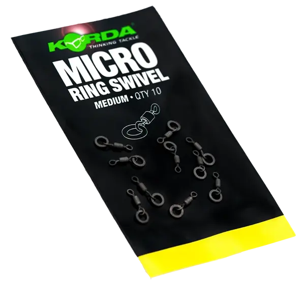 Korda obratlík s krúžkom micro rig swivel medium