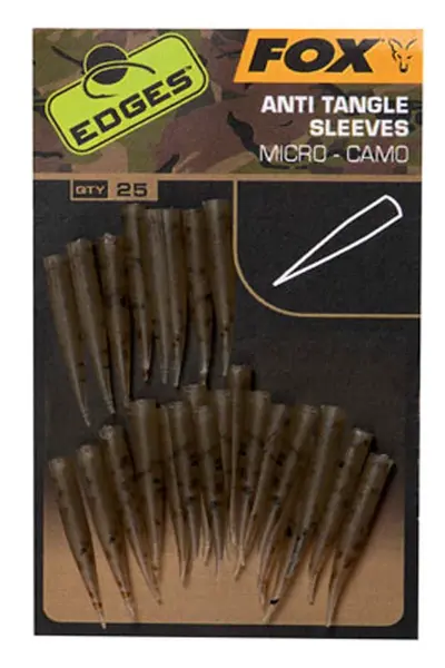 Fox edges prevleky camo anti tangle sleeves - m 25 ks