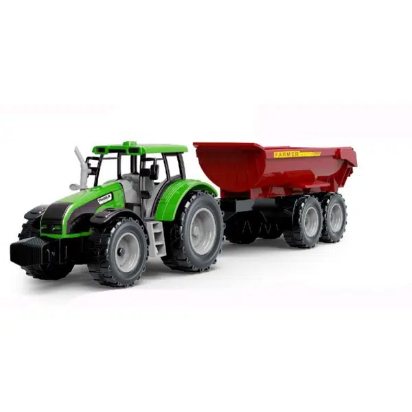 Alltoys Traktor s valníkom zelený