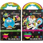 Maľovanky Neon s 5 fixkami