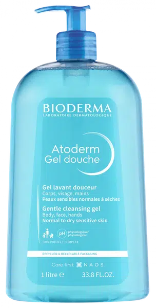 Bioderma Výživný sprchový gél pre suchú pokožku Atoderm (Gentle Shower Gel) 1000 ml