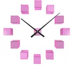 Karlsson Dizajnové nástenné nalepovacie hodiny KA5974PI