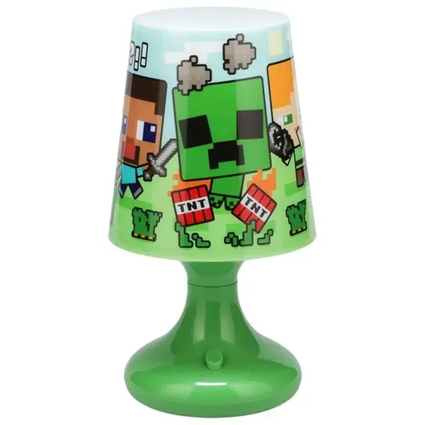 Minecraft lampička stolná
