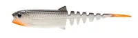 Savage gear gumová nástraha cannibal minnow v-tail white black - 10 cm 6,5 g