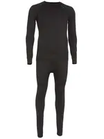 Kinetic termoprádlo base layer set black - m