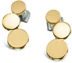 Boccia Titanium Pozlátené titánové náušnice 05040-02