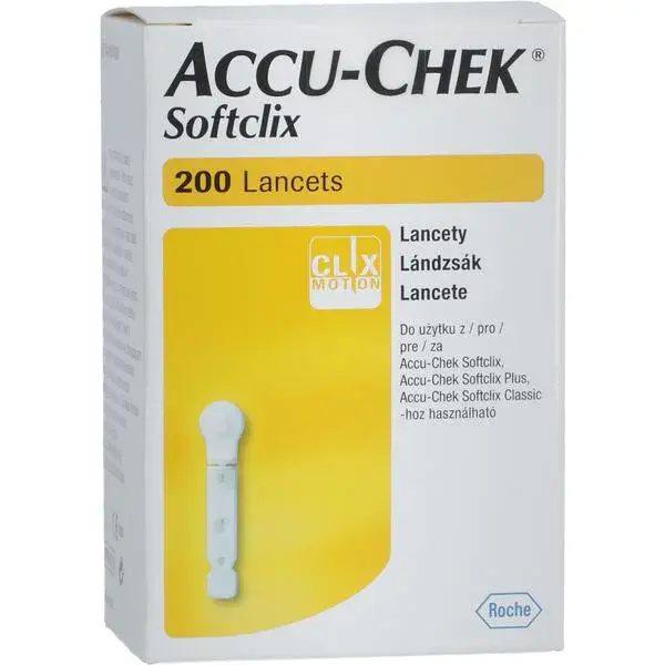 Lancety - Accu - Chek Softclix, 200 ks