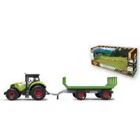 Made Traktor s prívesom na drevo zvukové efekty