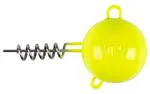 Fox rage jigová hlava plegaic screws uv yellow - 100 g