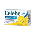 Cetebe IMMUNITY Forte, vitamin C s postupným uvolňováním, vitamin D a zinek 30 kapslí