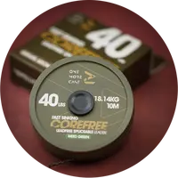 One more cast bezolovnatá šnúra carefree lead free leader 10m 40 lb - weed green