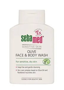 Sebamed Umývacia emulzia s olivovým olejom na tvár a telo Classic (Olive Face & Body Wash) 200 ml