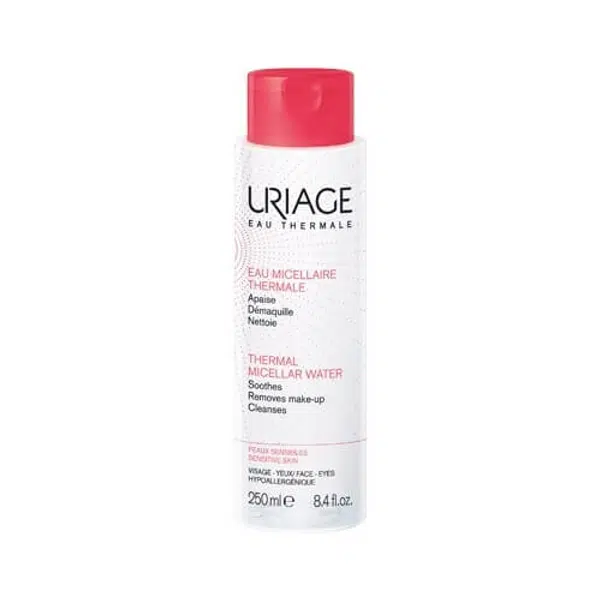 Uriage Čistiaca micelárna voda pre citlivú pleť so sklonom k začervenaniu Eau Thermale (Thermal Micellar Water) 500 ml