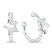 Brilio Silver Slušivé stříbrné záušnice Hvězda EA784W
