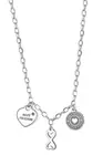 S'Agapõ Dámský ocelový náhrdelník Přátelství Happy SHAR06
