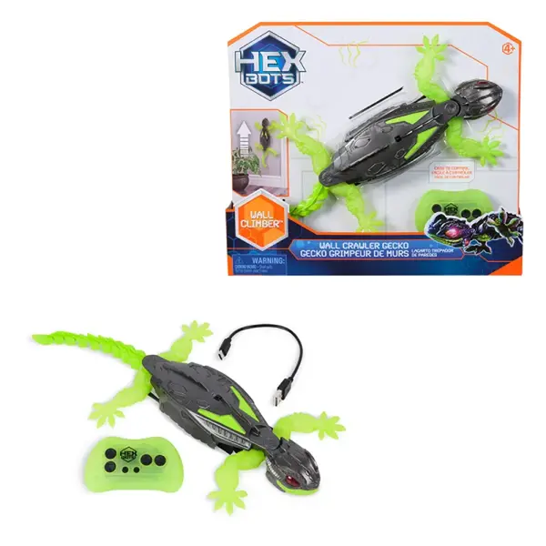 Spin Master Hex Bots R/C Gekon lezoucí po stěnách