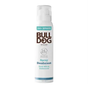 Bulldog Deodorant ve spreji Fresh Mint & Cedarwood (Deodorant Spray) 125 ml