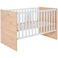 Jimmylee DĚTSKÁ POSTÝLKA šedá, barvy dubu,