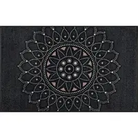 Esposa DVEŘNÍ ROHOŽKA, 75/120 cm, černá