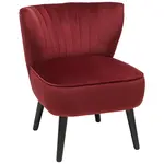 Xora KŘESLO, textil, černá, tmavě červená