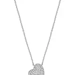 Fossil Romantický ocelový náhrdelník s krystaly Sadie JF04674040