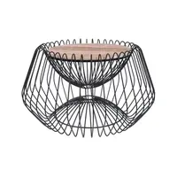 ODKLÁDACÍ STOLEK, hnědá, černá