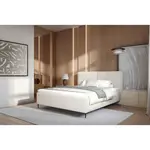 MID.YOU ČALOUNĚNÁ POSTEL, 140/200 cm, béžová