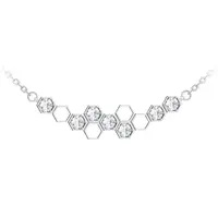 Preciosa Jemný stříbrný náhrdelník Lumina 5298 00