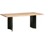 Livetastic JÍDELNÍ STŮL, akácie, černá, barvy akácie, 200/100/76 cm