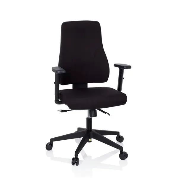 MID.YOU OTOČNÁ ŽIDLE, plochá tkanina, černá