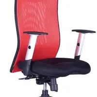 OFFICE PRO Kancelářská židle CALYPSO GRAND s opěrkou hlavy P1, červená