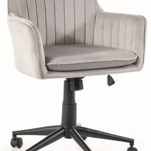 SIGNAL Kancelářská židle Q-886 VELVET světle šedá