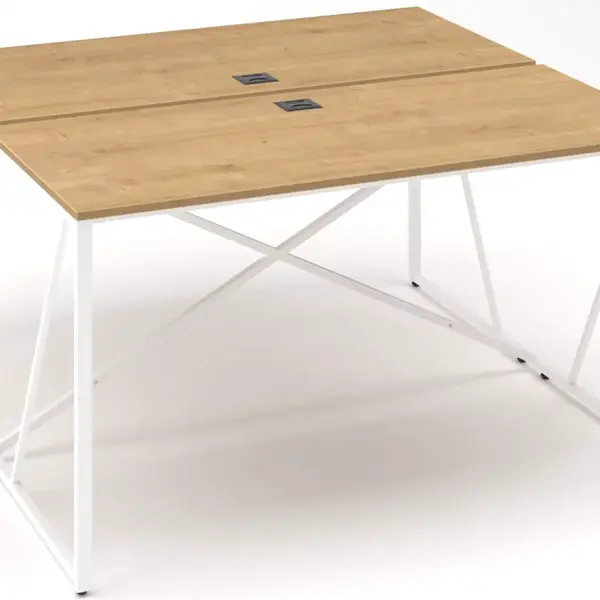 LENZA Psací stůl ProX dvoumístný 138x163x74,3