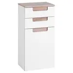 Held SPODNÍ SKŘÍŇKA, bílá, Sonoma dub, bílá, 40/79/27 cm