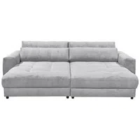 MID.YOU POHOVKA BIG SOFA, textil, kompozitní dřevo, světle šedá