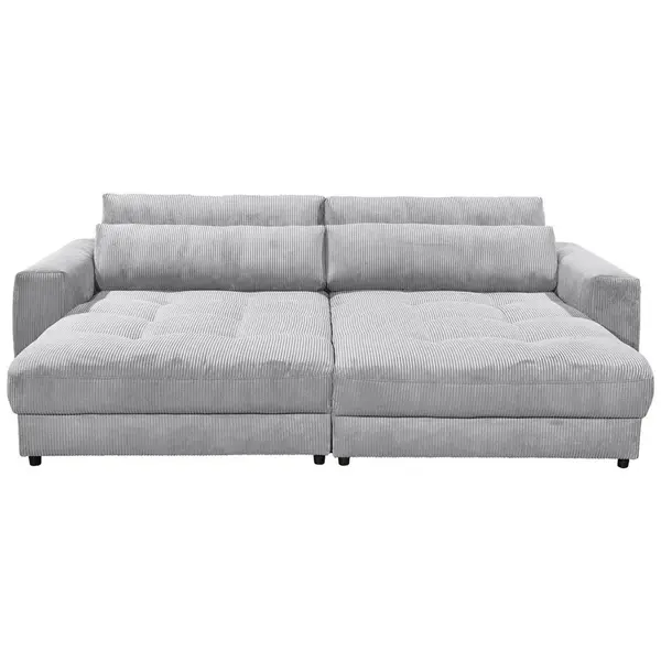 MID.YOU POHOVKA BIG SOFA, textil, kompozitní dřevo, světle šedá
