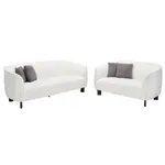 MID.YOU SEDACÍ SOUPRAVA 3+2, textil, krémová