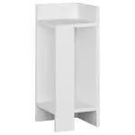 Livetastic NOČNÍ STOLEK K POSTELI, bílá, 27/60/25 cm