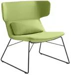 LD SEATING Designové křeslo FLEXI LOUNGE,FL-L-Q-N1, černá podnož