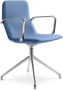 LD SEATING Konferenční křeslo FLEXI LIGHT, CHL,BR,F20-N6