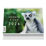 Zvířata v ZOO 2026 - stolní kalendář