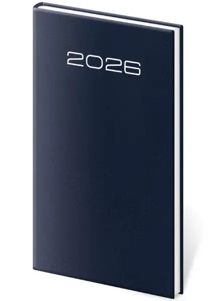 Kapesní diář 2026 Old Karachi modrý