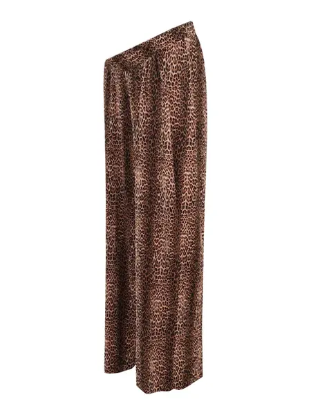 MAMALICIOUS Nohavice 'MLAURA'  hnedá / svetlohnedá / čierna