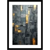 OBRAZ, abstraktní, 50/70/1,5 cm