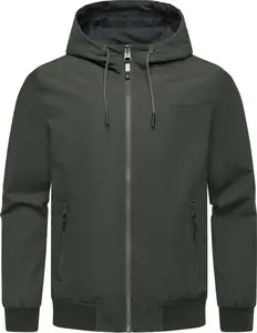 Ragwear Prechodná bunda 'Perci'  tmavozelená