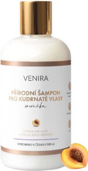 VENIRA přírodní šampon pro kudrnaté vlasy meruňka 300 ml