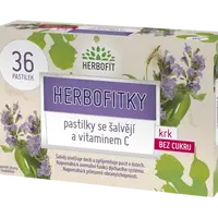 GALMED Herbofitky se šalvějí s Vit.C BEZ CUKRU 36 pastilek