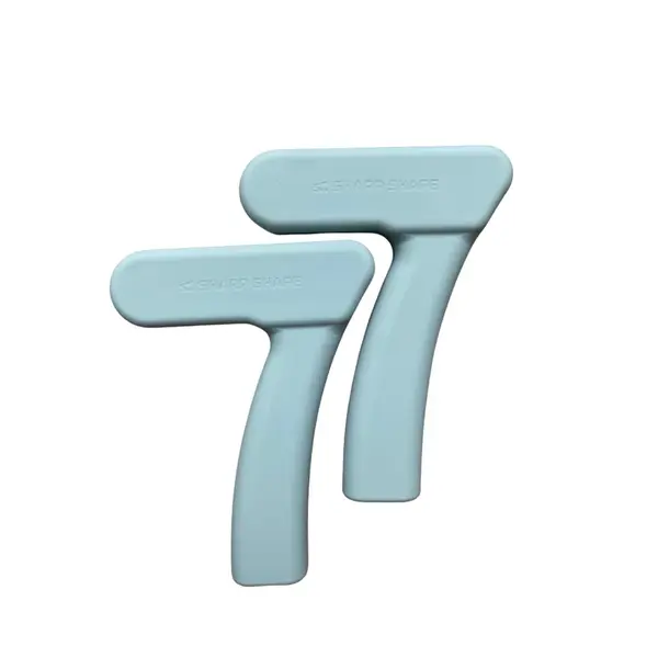 SharpShape Silikonové činky "7" 2X1 kg zelená