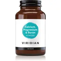 Viridian Nutrition Calcium, Magnesium & Boron Powder prášek pro podporu zdraví kostí a zubů 150 g