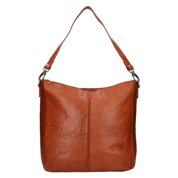 Kožená dámska kabelka Mustang Vella - koňak